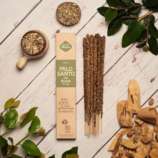 [SAGRA13190573] Sahumerio Palo Santo con RUDA SAGRADA MADRE