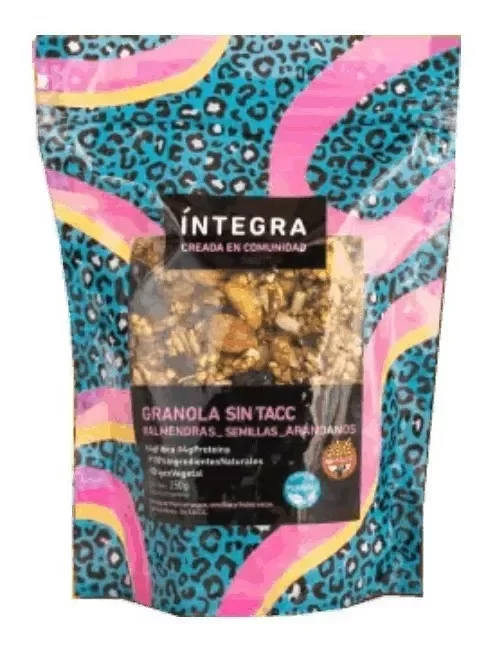 [INTEG9480086] Granola SIN TACC almendras, semillas y arándanos 250g INTEGRA