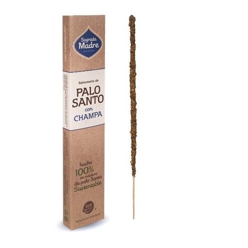 [SAGRA8083383] Sahumerio palo santo con CHAMPA Sagrada Madre