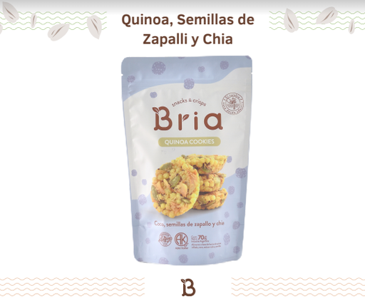 [BRIA8079701] SNACK coco, semillas de zapallo y chia x 70 gr BRIA