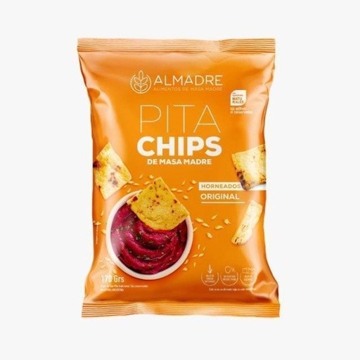 [ALMAD6062171] Pita Chips ORIGINAL de Masa Madre VEGANOS x 115gr ALMADRE