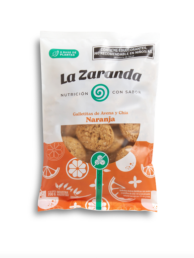 [LAZAR5958833] Galletitas sabor Naranja Sin Azúcar x 200gr LA ZARANDA