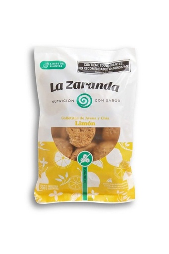 [LAZAR5958774] Galletita sabor Limón Sin azúcar x 200gr LA ZARANDA