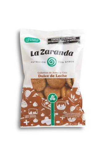 [LAZAR5958748] Galletita sabor dulce de leche Sin Azúcar  x 200g LA ZARANDA