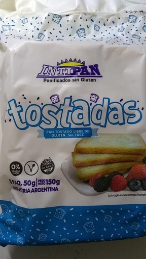 [INTIP5659308] Tostadas SIN TACC  x 150gr  INTIPAN