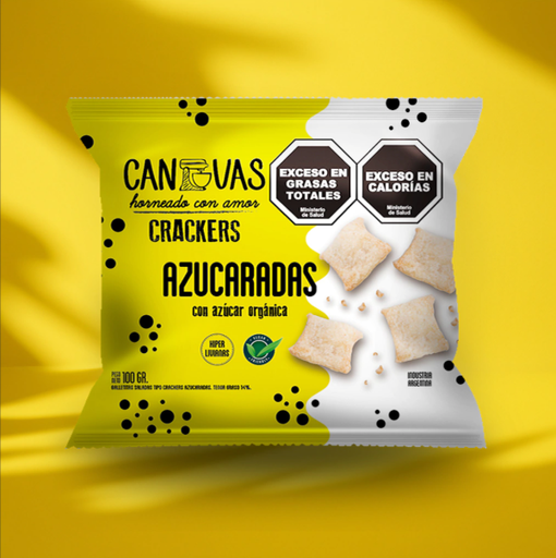 [CANVA3550505] Galletitas Crackers AZUCARADAS x 125gr CANVAS