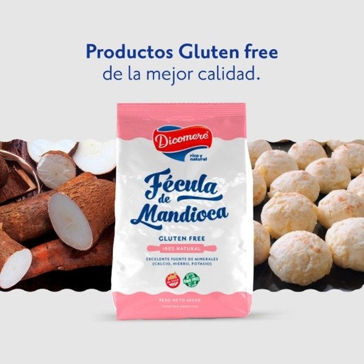 [DICOM2503749] Fecula de mandioca Nueva Sin TACC x 450gr Dicomere