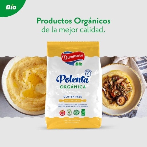 [DICOM2503547] Polenta Orgánica x 450gr SIN TACC Cocción Rápida  DICOMERE