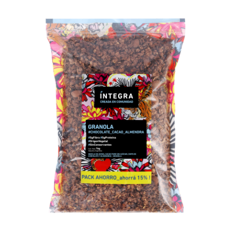 [INTEG1459286] Granola de Chocolate x 1kg INTEGRA