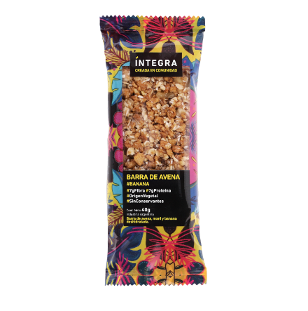 [INTEG2279] Barras Banana y Nuez x 10 uni x 44 gr INTEGRA