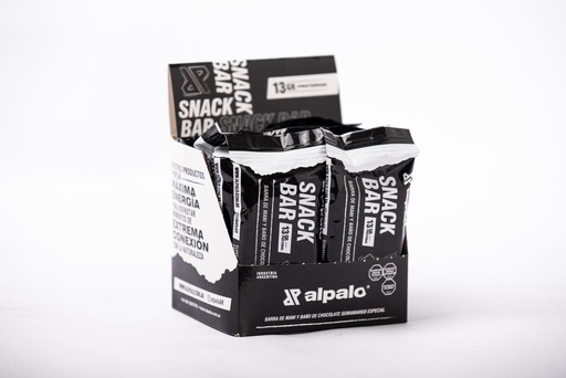 Barra de maní y baño de chocolate semiamargo x 12 uni AL PALO