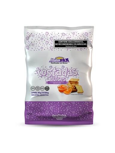 Tostadas Dulces Sin Tacc x 150g INTIPAN
