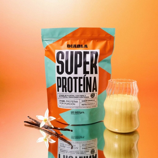 SUPER PROTEINA vainilla DOYPACK x 660grs DIABLA