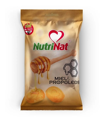 CARAMELOS MIEL & PROPOLEOS x 10 uni NUTRINAT