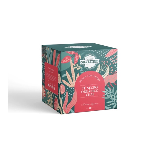 Té negro orgánico Chai x 15 Saquitos HIERBAS SILVESTRES